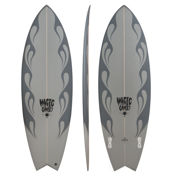 【MAGIC CARPET】DARK WATER DAGGER5’10フィン付属 dark-water-dagger-gray-magic-